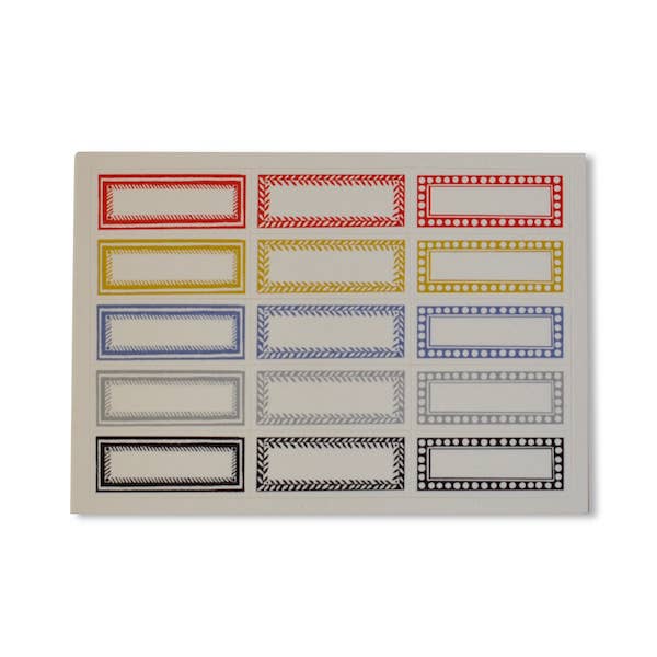Packet of 30 Narrow Self-Adhesive Labels