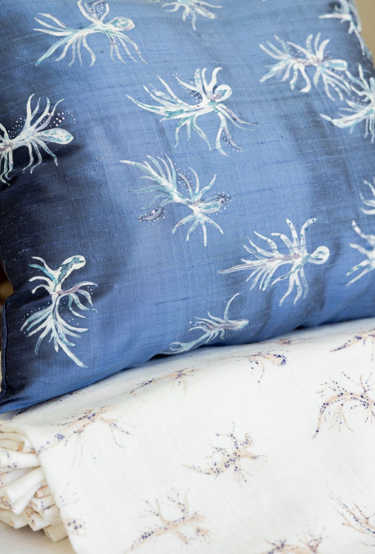 Silk Sea Dragon Cushion