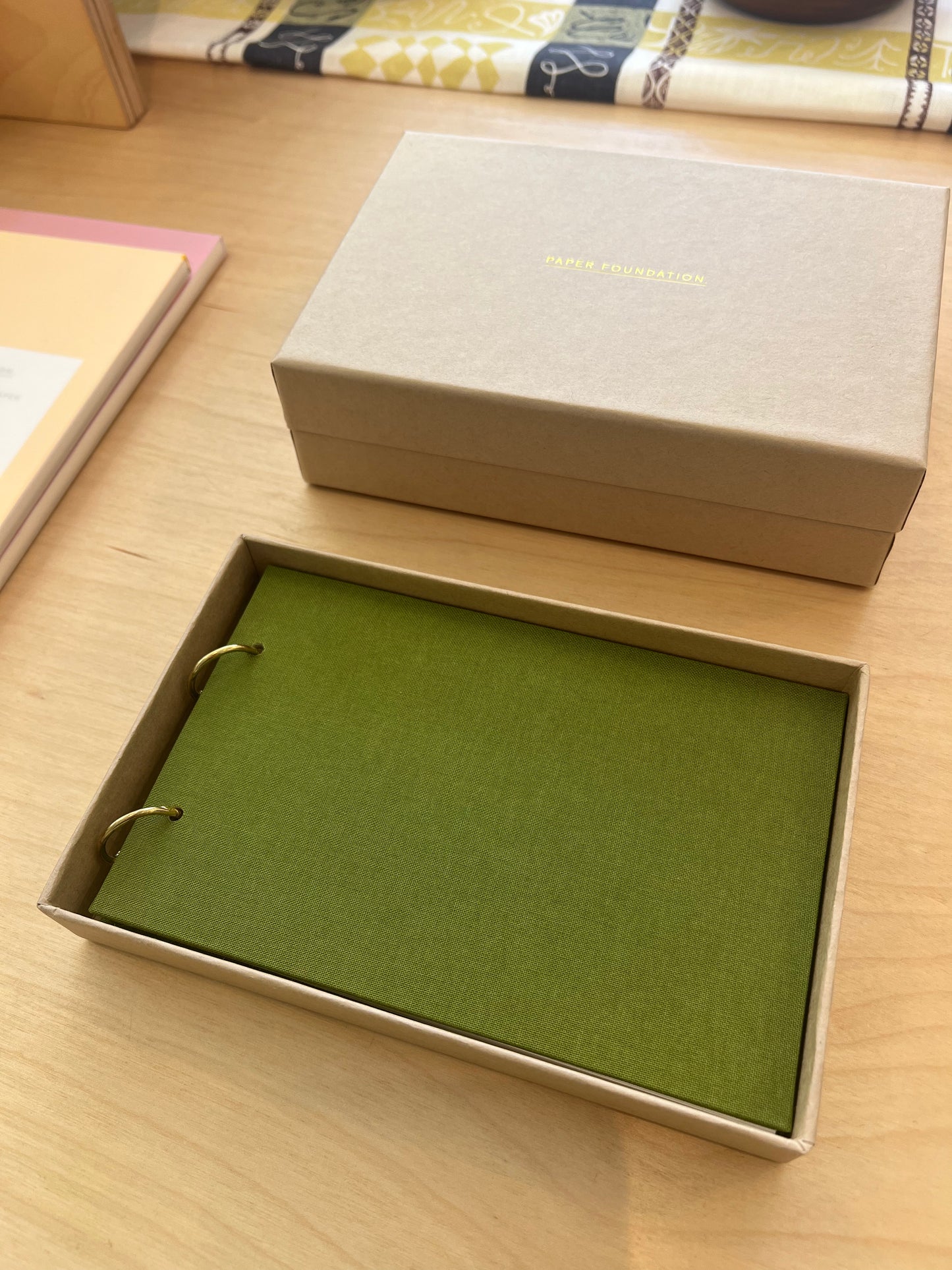Small clothbound sketchbook