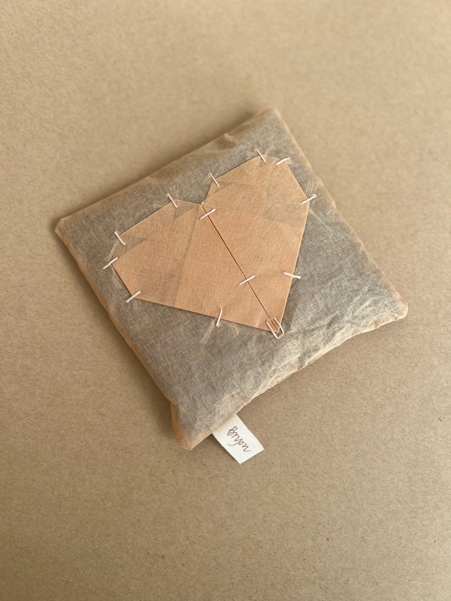 Heart Origami Lavender Bag