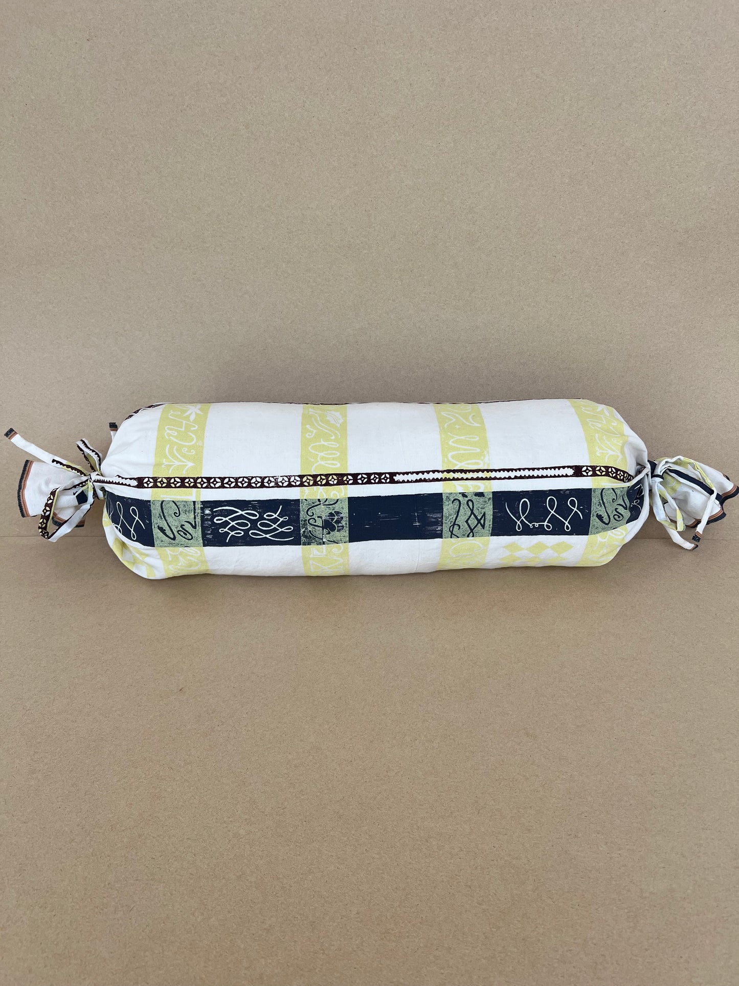 Garden Plaid Bolster Cushion