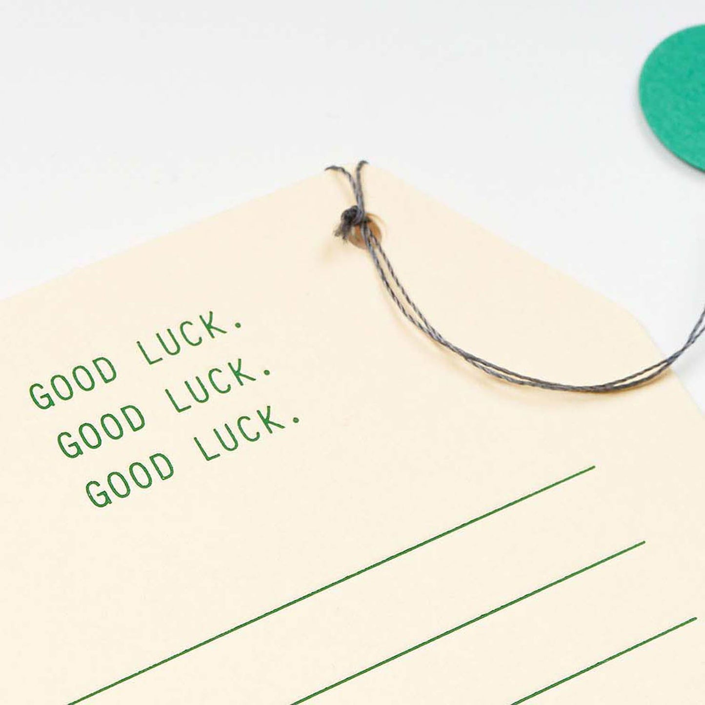 Good Luck Notecard