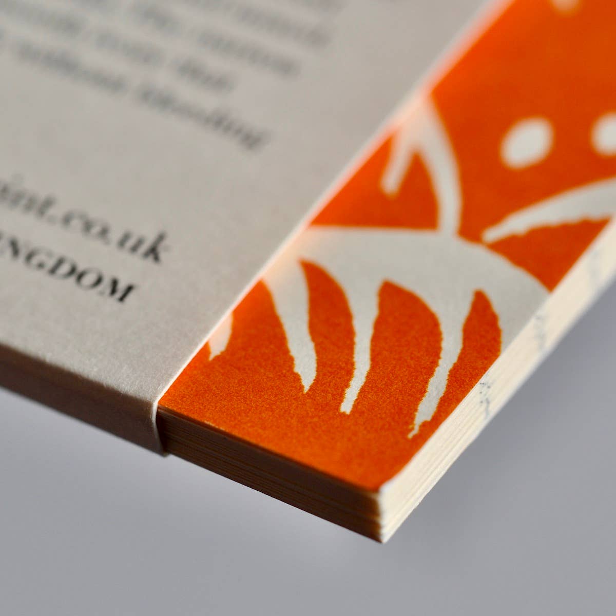Pocket Notebook Wave Blood Orange