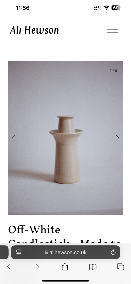Off-White Candlestick