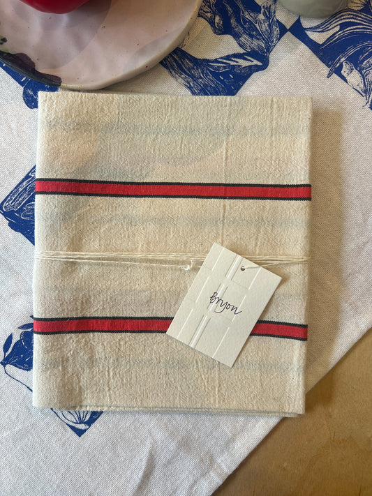 Vintage French Tea Towel