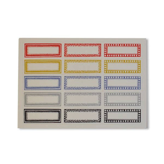 Packet of 30 Narrow Self-Adhesive Labels