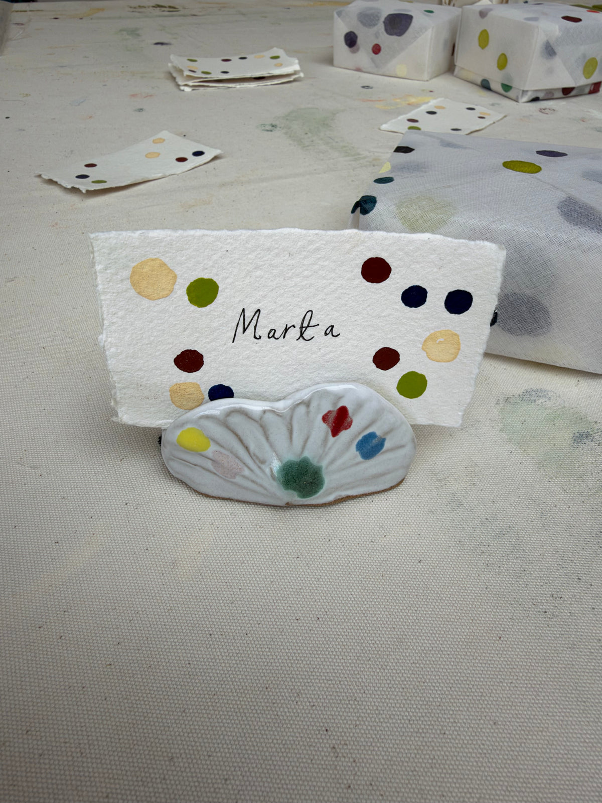Ceramic Placecard Holders