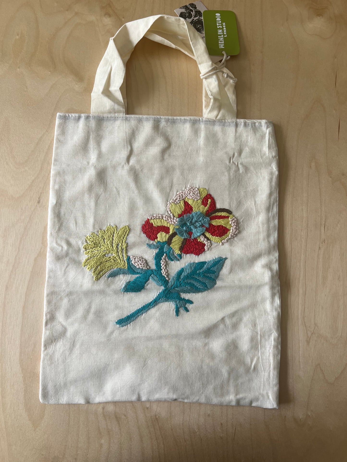 Embroidered Tote