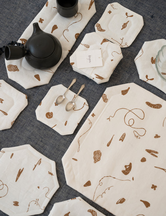 Puffy placemats and coasters