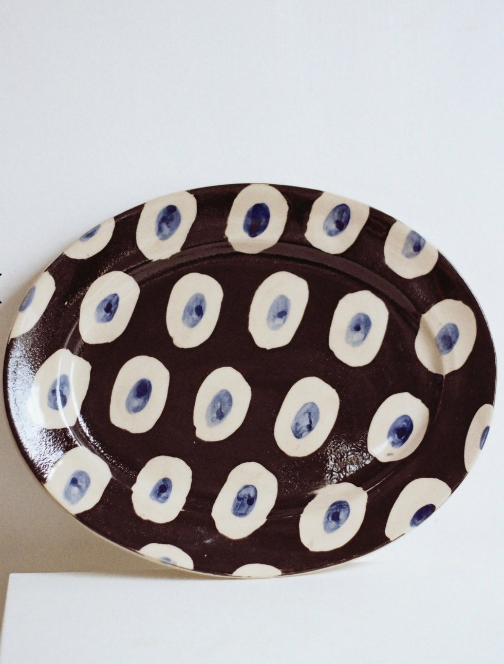 Medium Colbalt Dash Platter