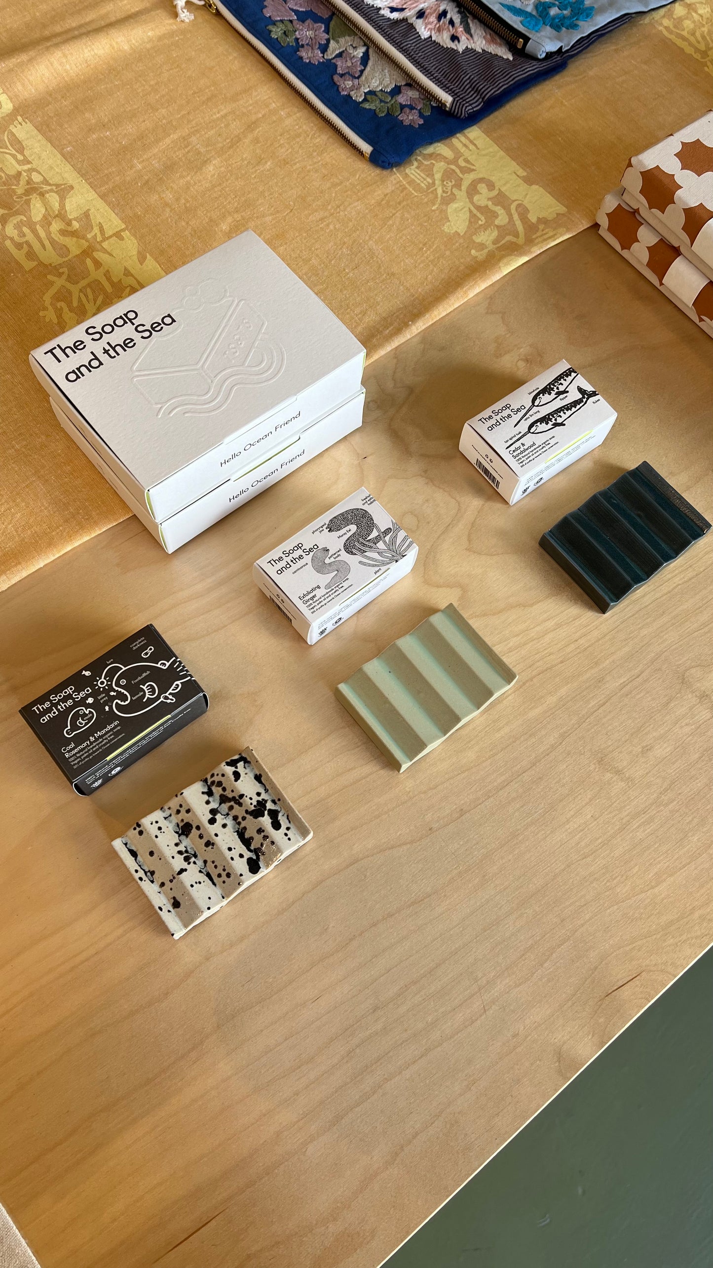 Soap and soap dish gift box