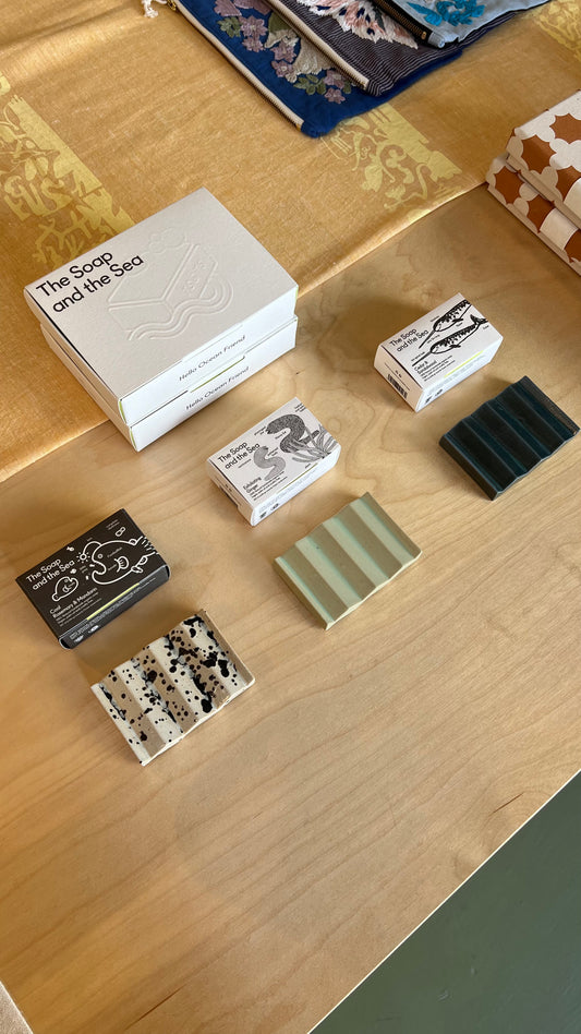 Soap and soap dish gift box