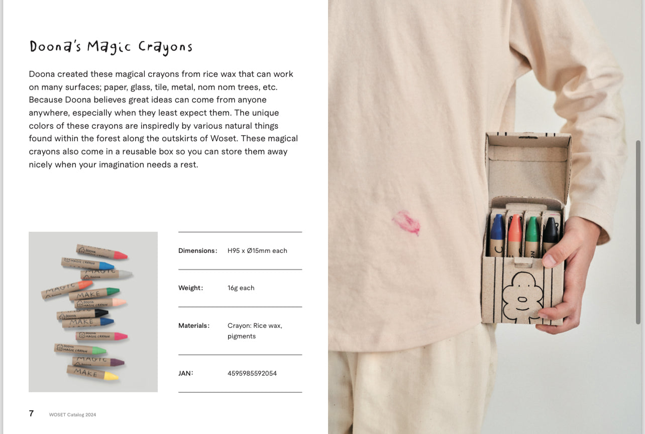 Woset Magic crayons