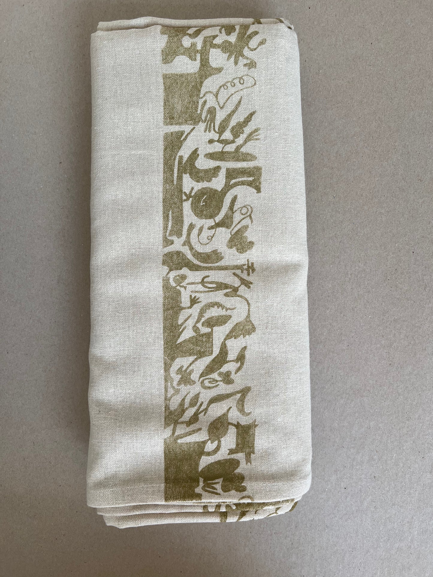 PT natural linen - medium tablecloth