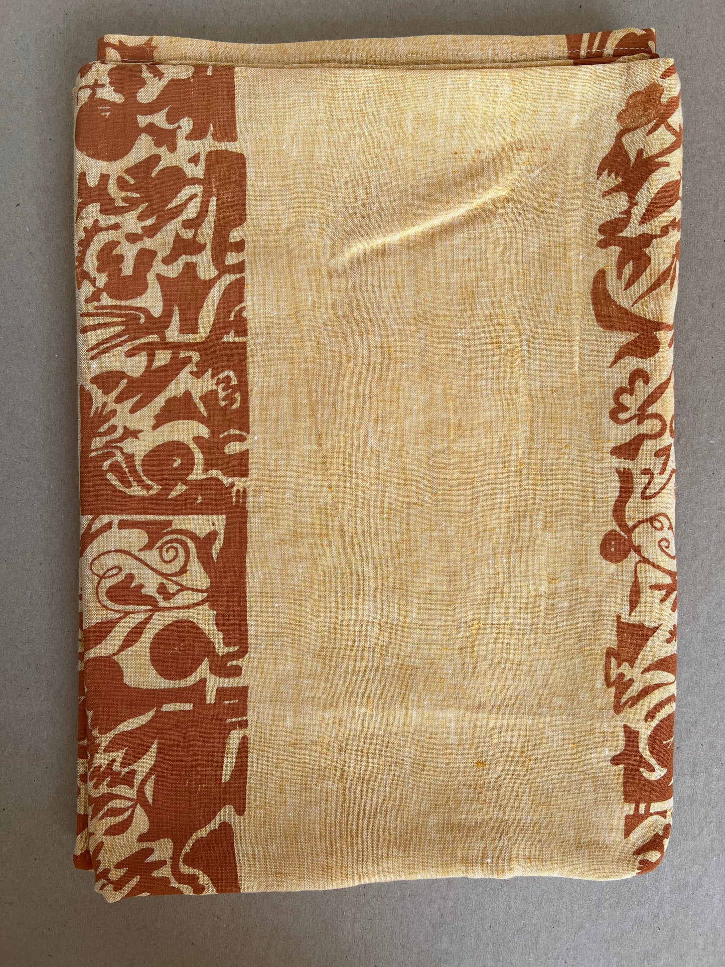 PT limited edition:handloomed linen - medium tablecloth