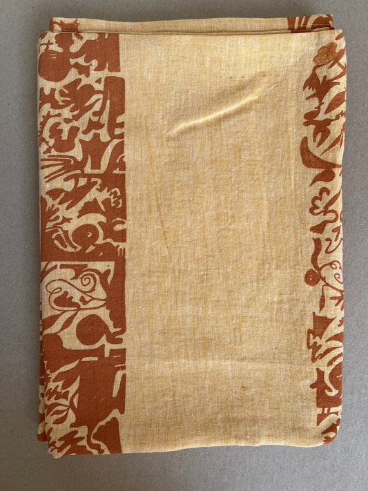 PT limited edition:handloomed linen - medium tablecloth