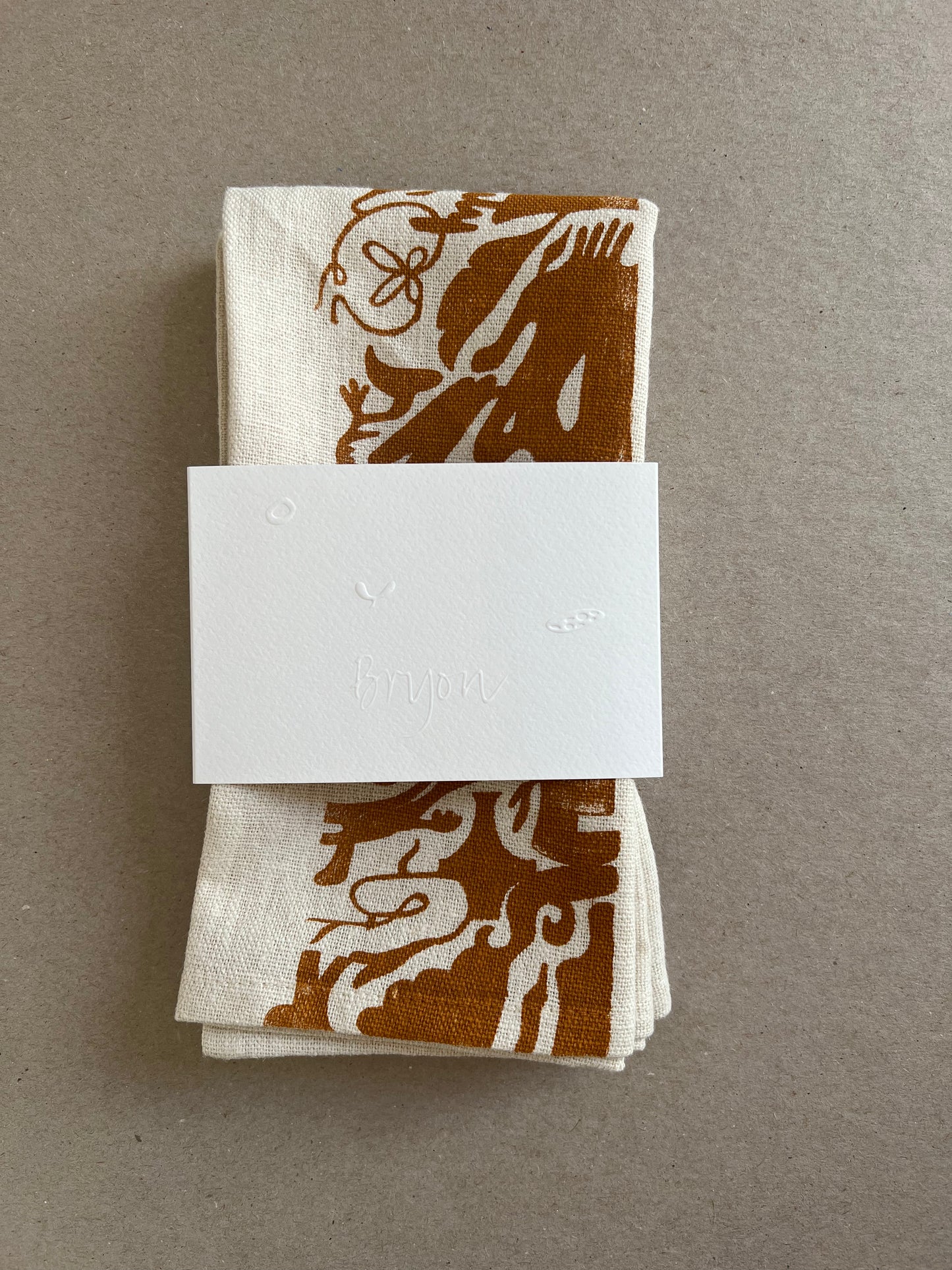 PT natural linen napkins