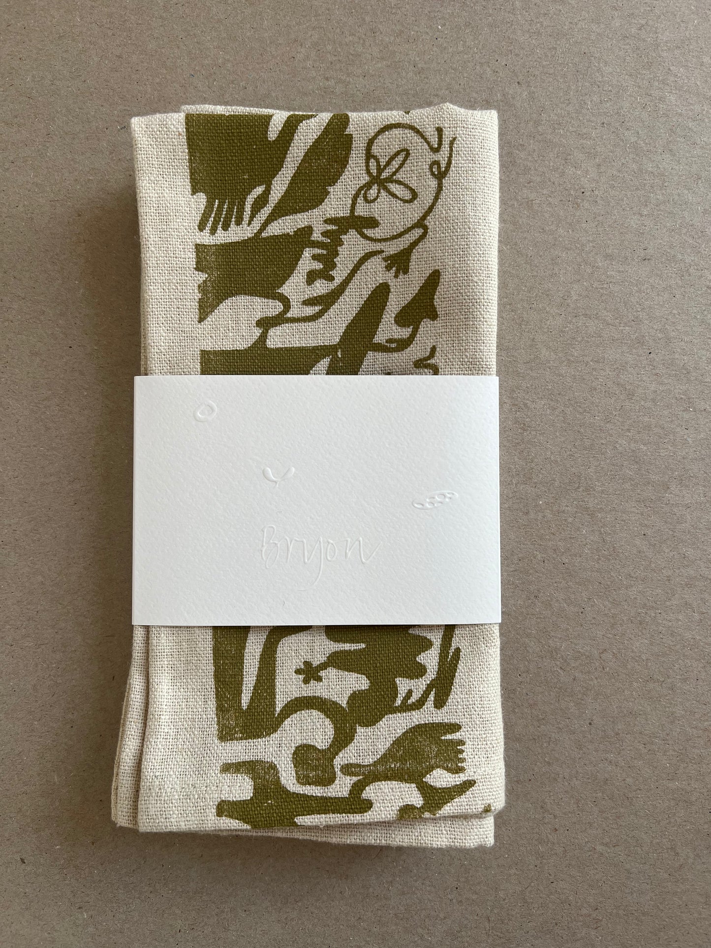 PT natural linen napkins