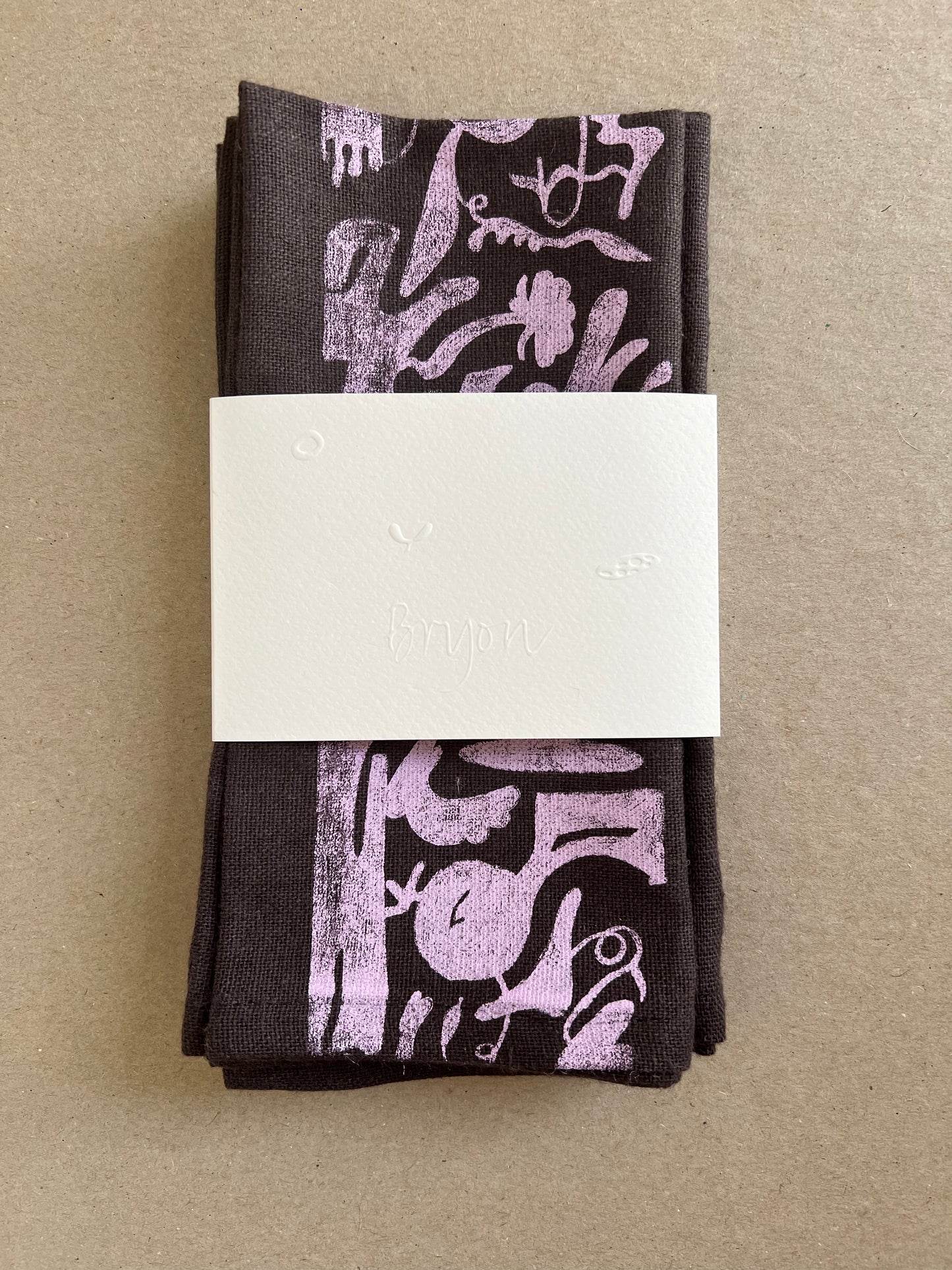 PT Dark Linen Napkins