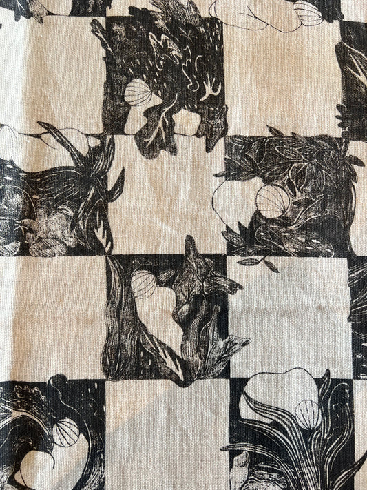 Rousseau check tablecloth