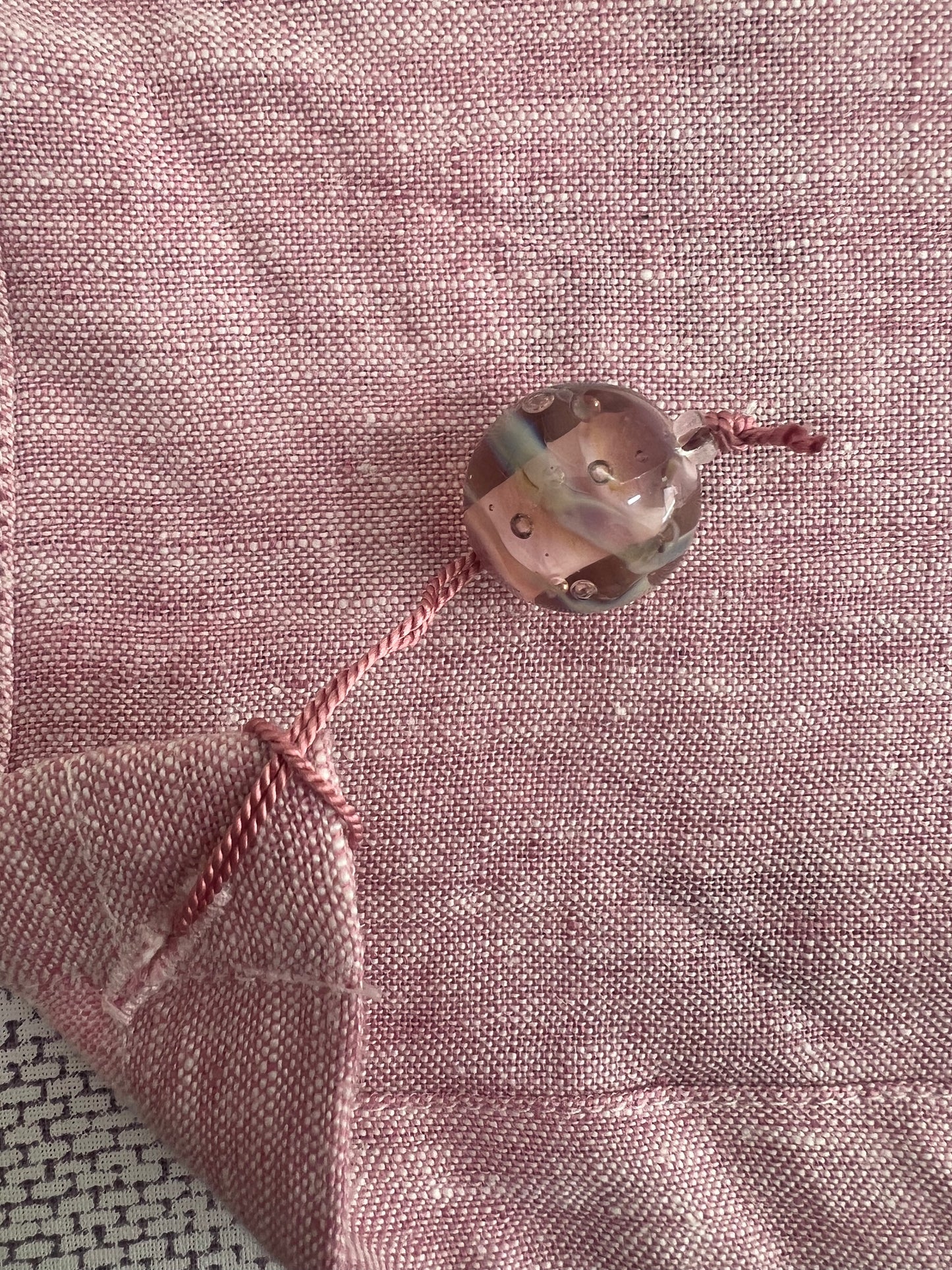 Marble tablecloth pink