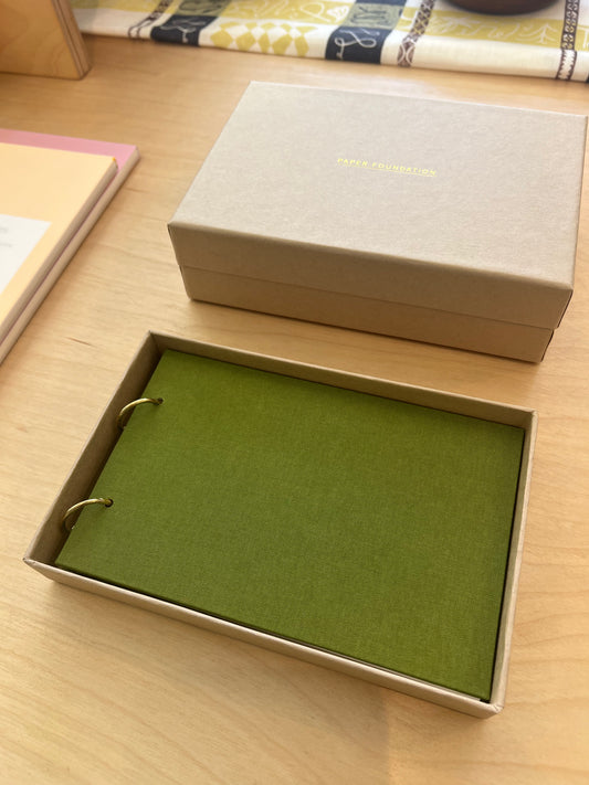 Small clothbound sketchbook