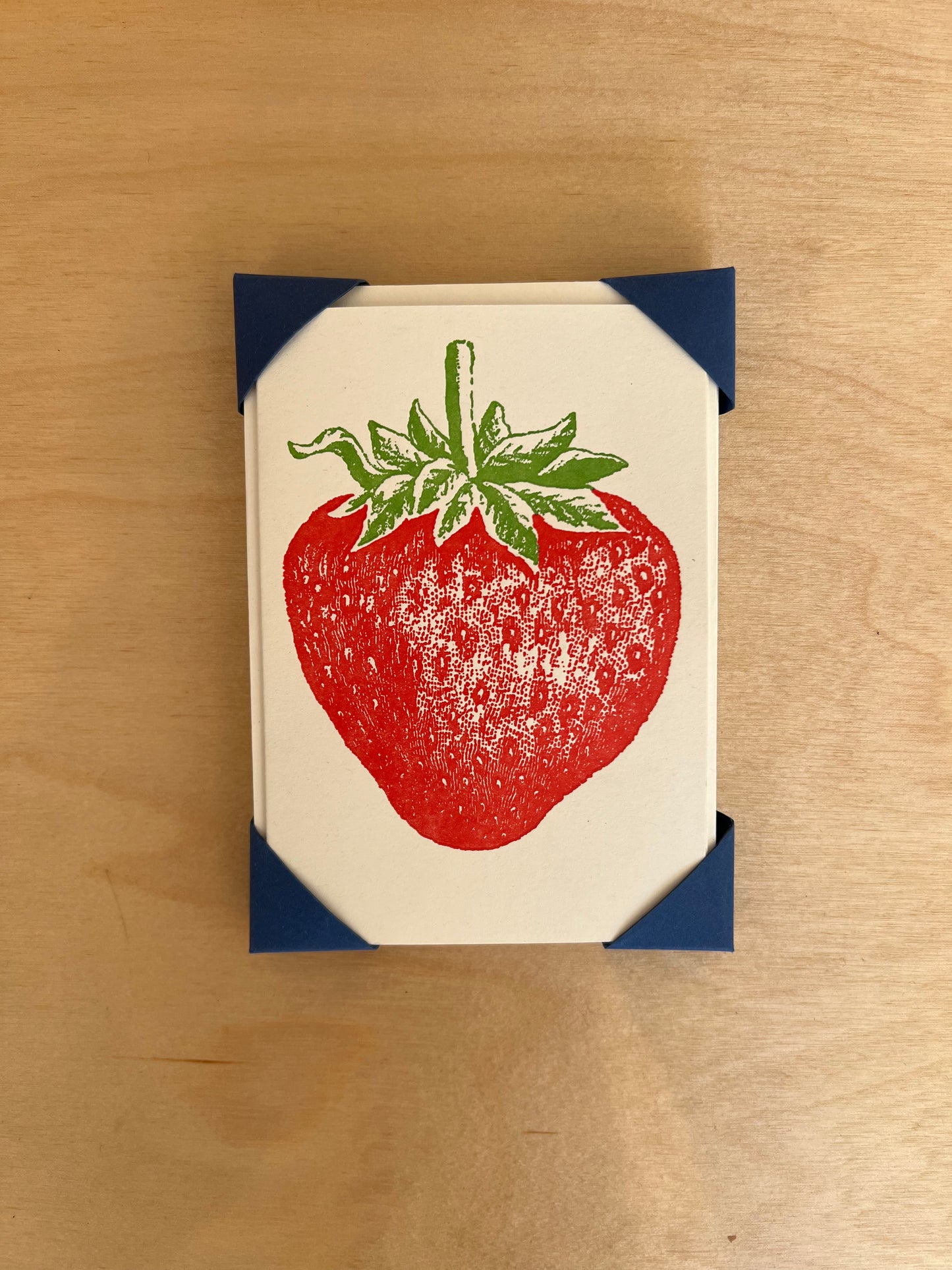 Strawberry Cards - set of 5