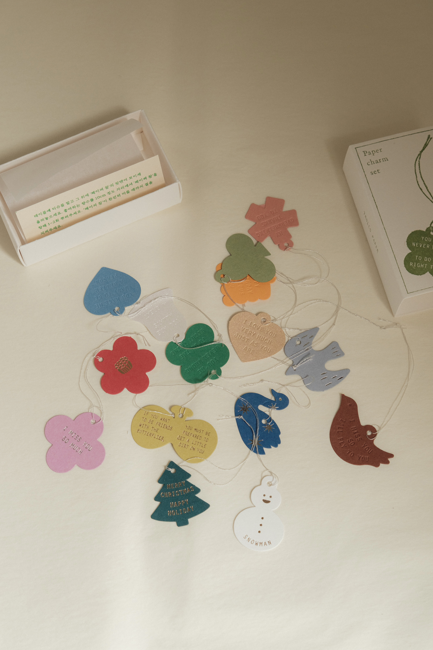 Paper Charm Set