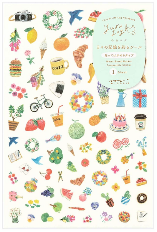 Midori Happy Life Stickers